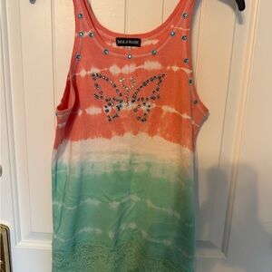 Colorful Butterfly Tank Top